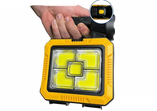 Linterna, Kit de herramientas, cargador y Panel Led